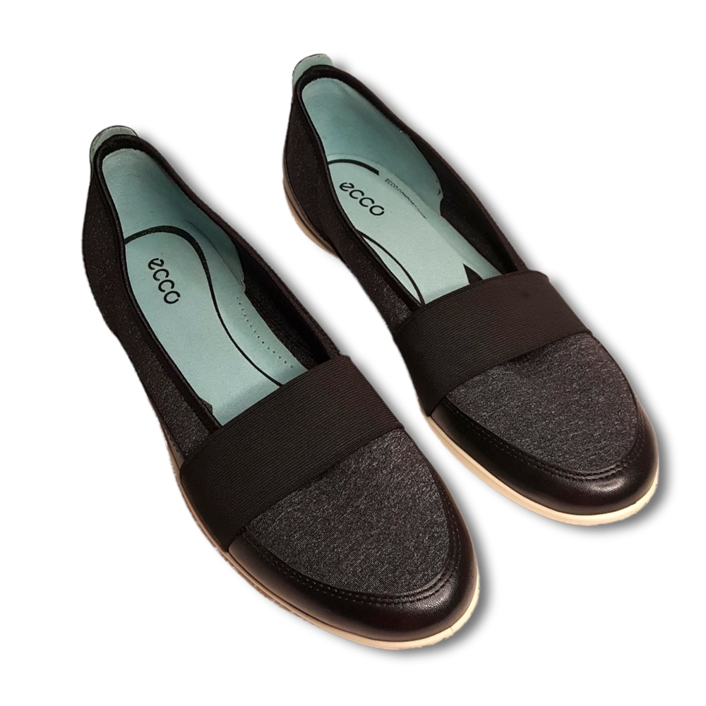 ecco | bluma band sporty ballerina flats slip ons eu 41 us 10/10.5